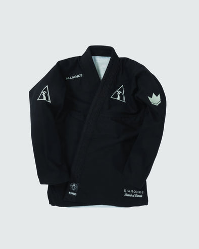 Diamonds Women Jiu Jitsu Gi - Black