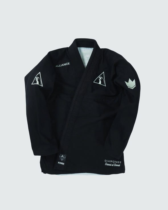 Diamonds Women Jiu Jitsu Gi - Black